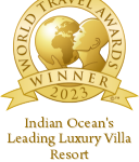 indian oceans leading luxury villa resort 2023 winner shield 128
