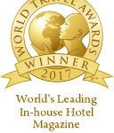 worlds leading in house hotel magazine 2017 winner shield 128