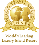 worlds leading luxury island resort 2015 winner shield 128