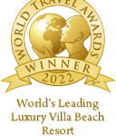 worlds leading luxury villa beach resort 2022 winner shield 128